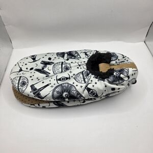 Star Wars Mens Slippers - Black, White, Tan